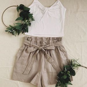 Paper bag shorts